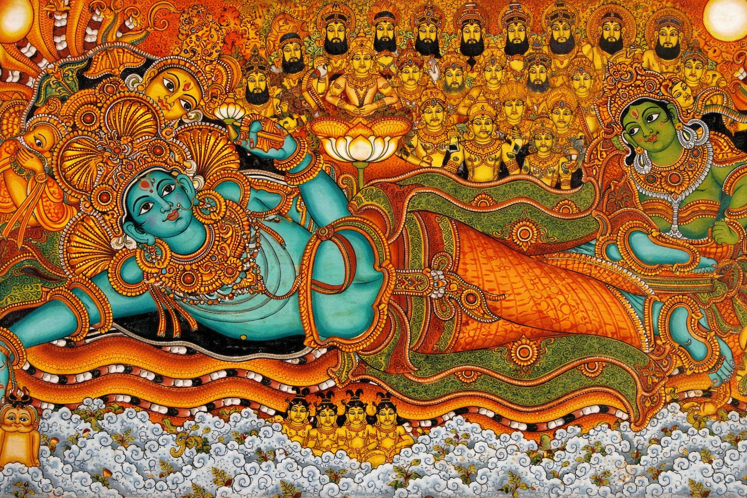 Temple Mural